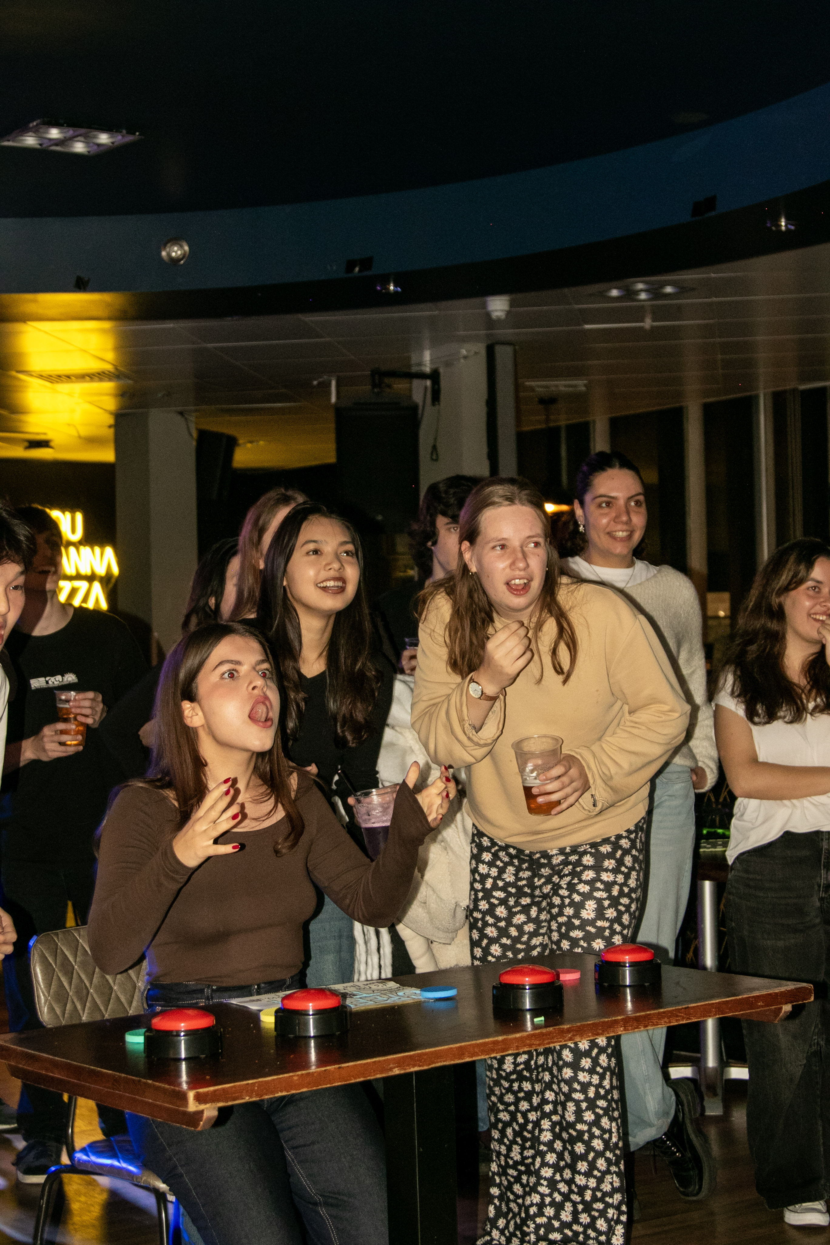 A live On The Buzzer gameshow in full flow