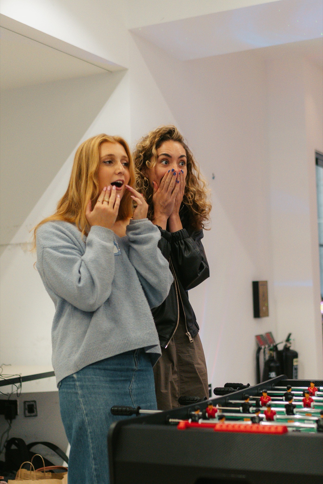 Guests reacting during the event